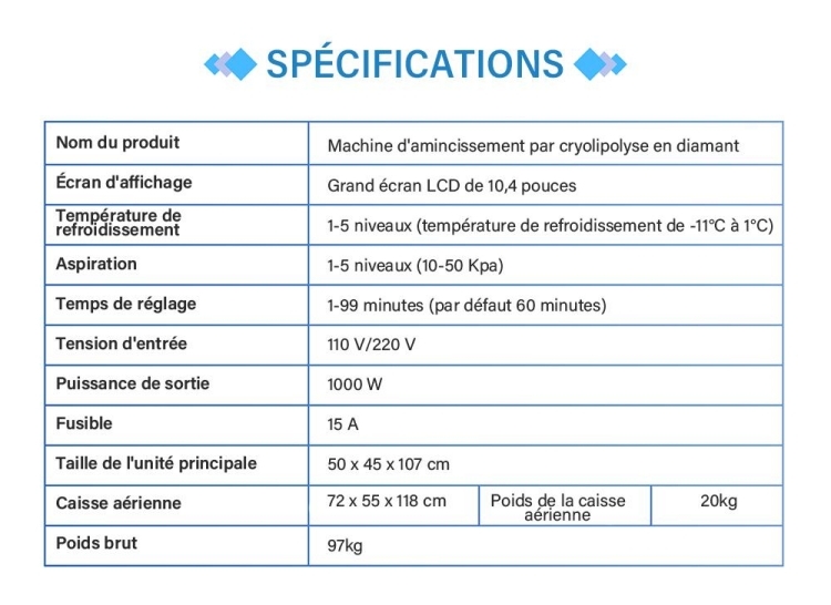 Machine de Coolsculpting 360 Coolplas