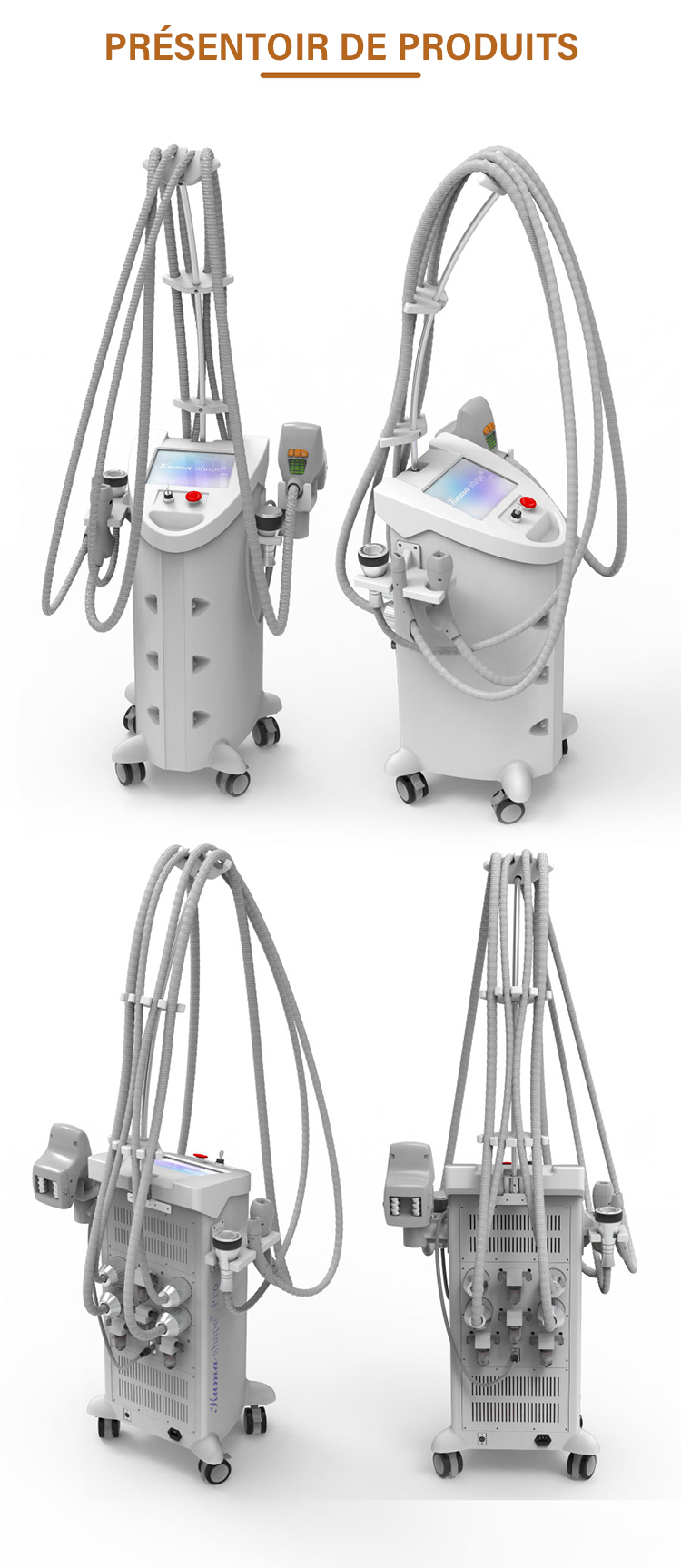 Machine d'amincissement Kuma Shape Pro par cavitation RF