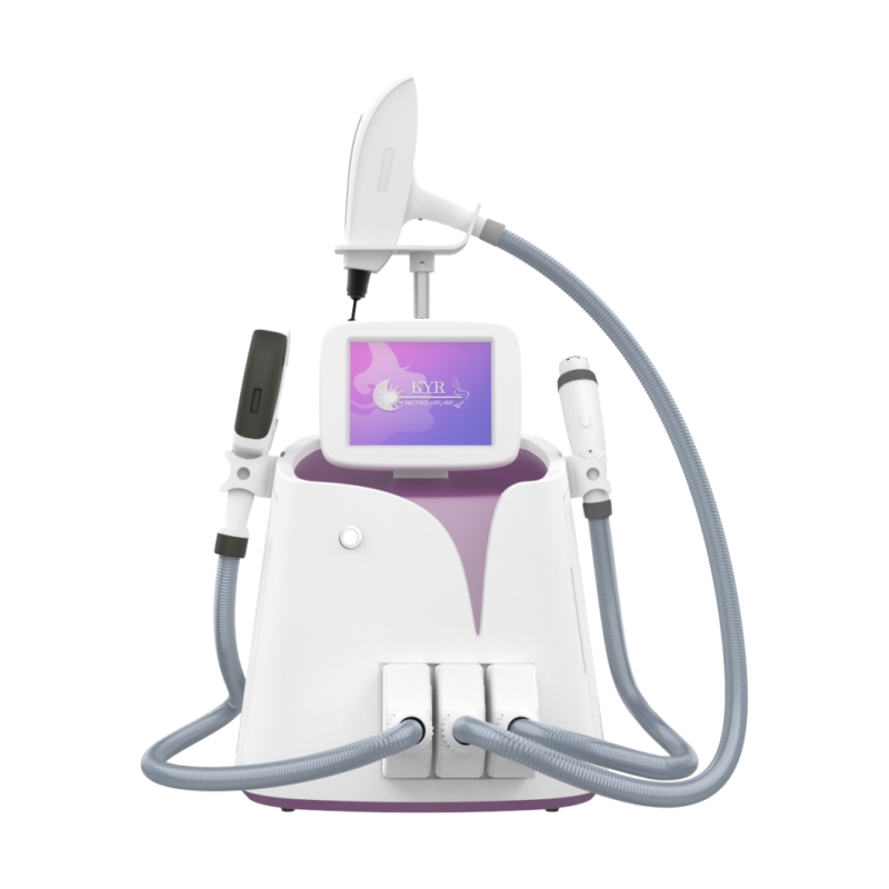 3 In 1 IPL Nd Yag Laser RF Machine d'épilation