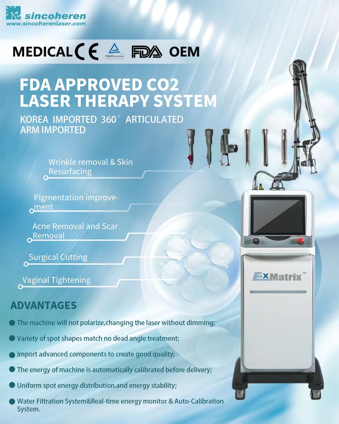 Quelles sont les précautions à prendre pour le laser CO2 ?
